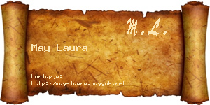 May Laura névjegykártya