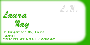 laura may business card